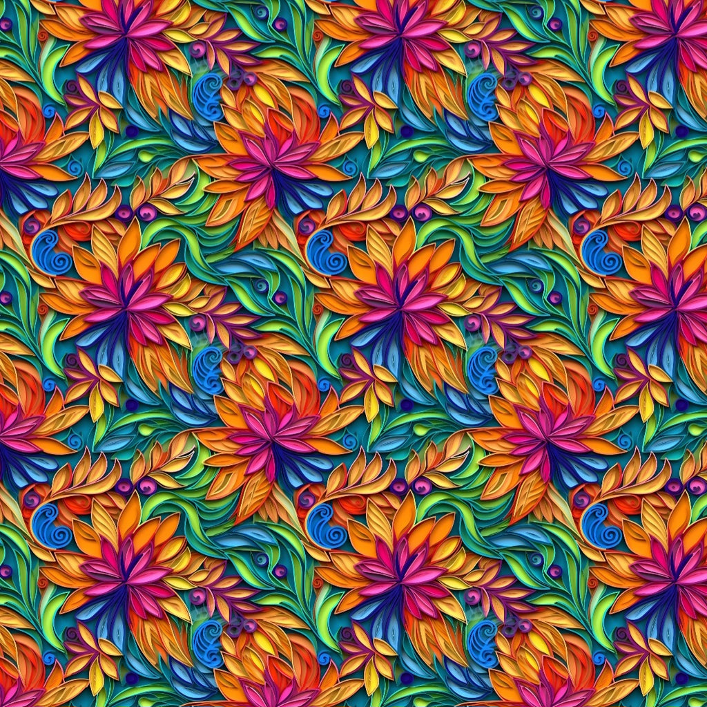 Summer 3D floral