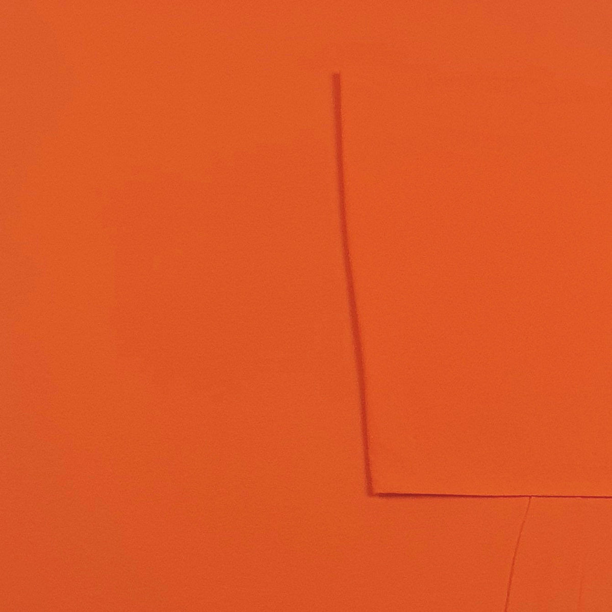 Orange Brushed Back French Terry fabric at KP Fabrics