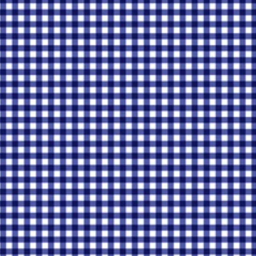 Dark Blue gingham - Kids Print Fabrics