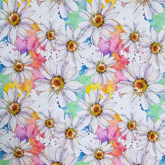 Watercolour daisies