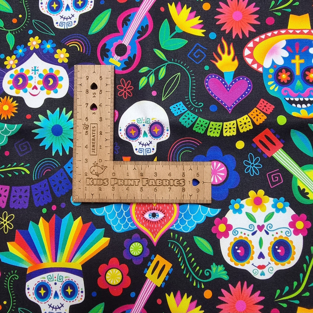 Festival Skulls Canvas
