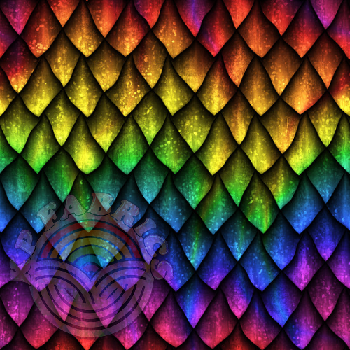 Rainbow dragon scales