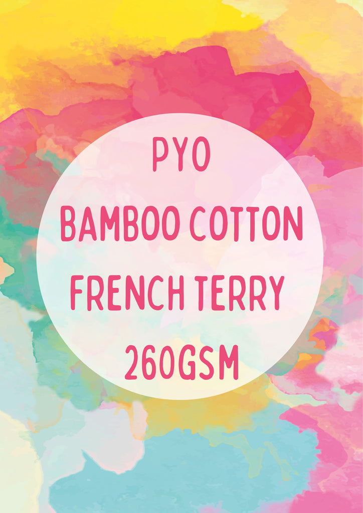 BAMBOO COTTON FRENCH TERRY 260GSM PYO