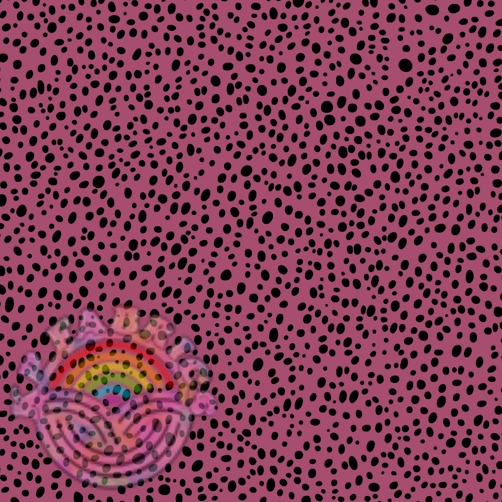 Berry & Black Dots