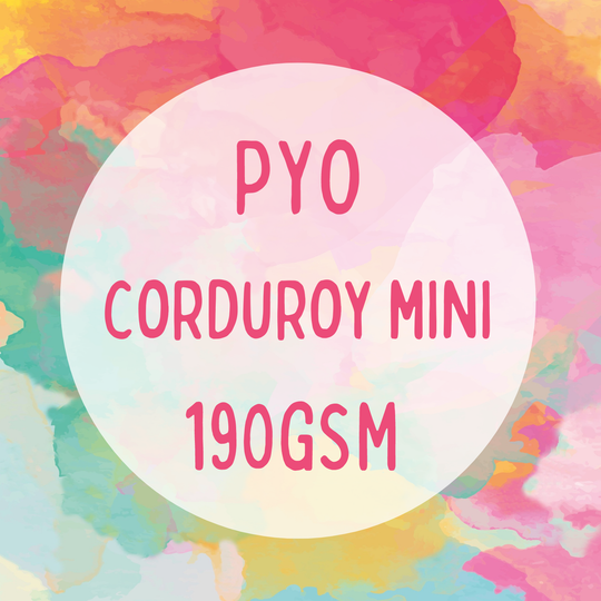 COTTON STRETCH CORDUROY (MINI CORD) 190GSM PYO