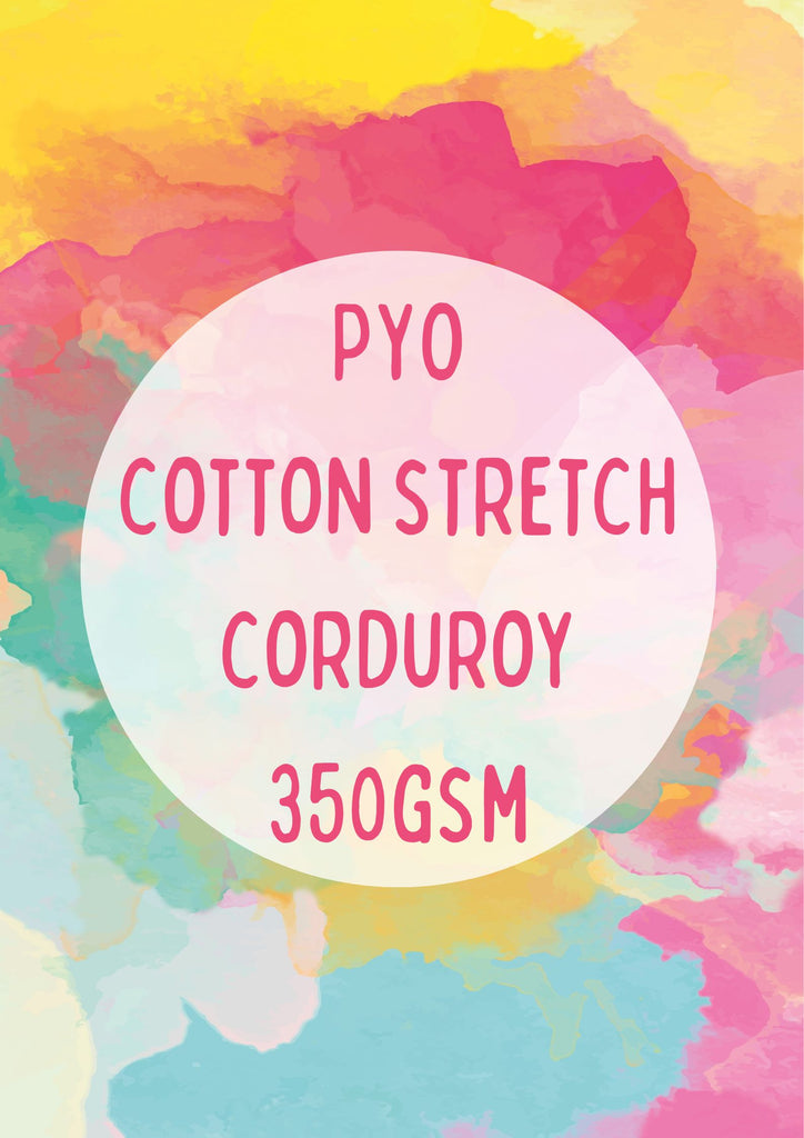 COTTON STRETCH CORDUROY 350GSM PYO