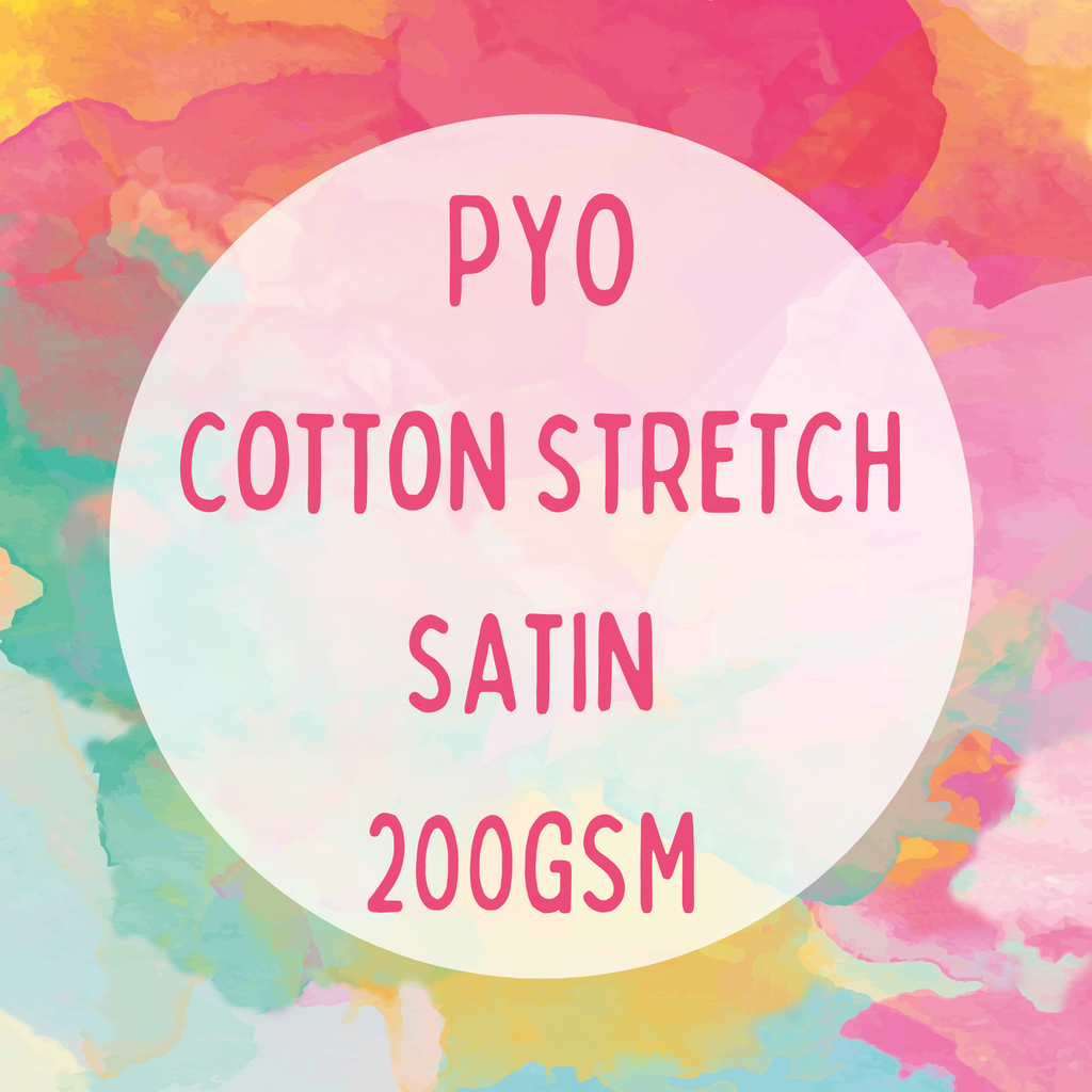 COTTON STRETCH SATIN 200GSM PYO