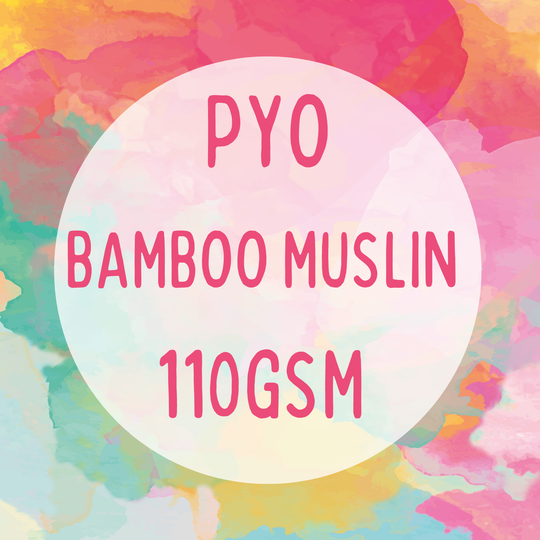 BAMBOO COTTON MUSLIN 110GSM PYO
