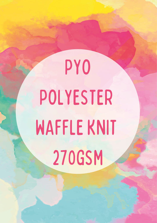 POLYESTER WAFFLE KNIT 270GSM PYO
