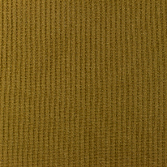 Waffle Jersey - Ochre