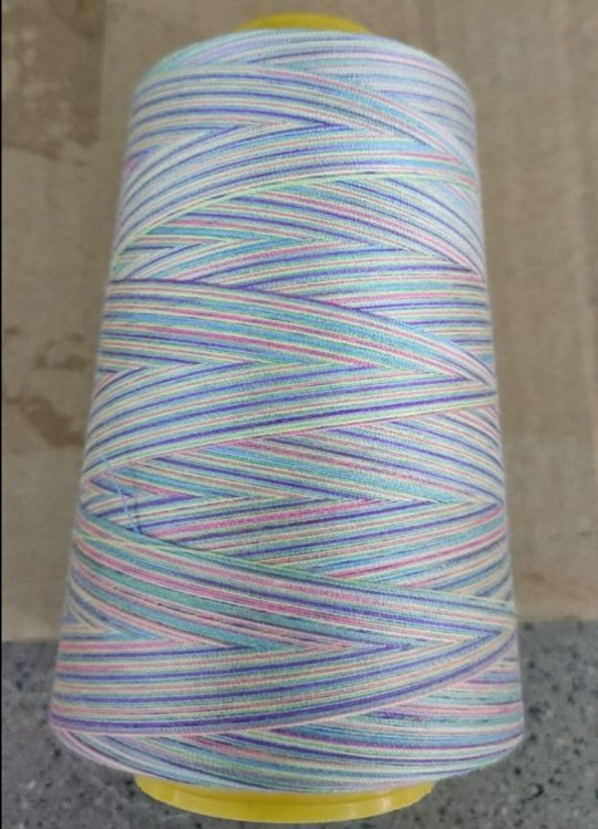 Pastel Unicorn Rainbow Overlocker Thread