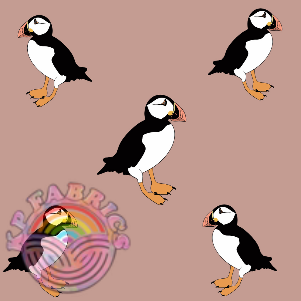 Taupe Puffins