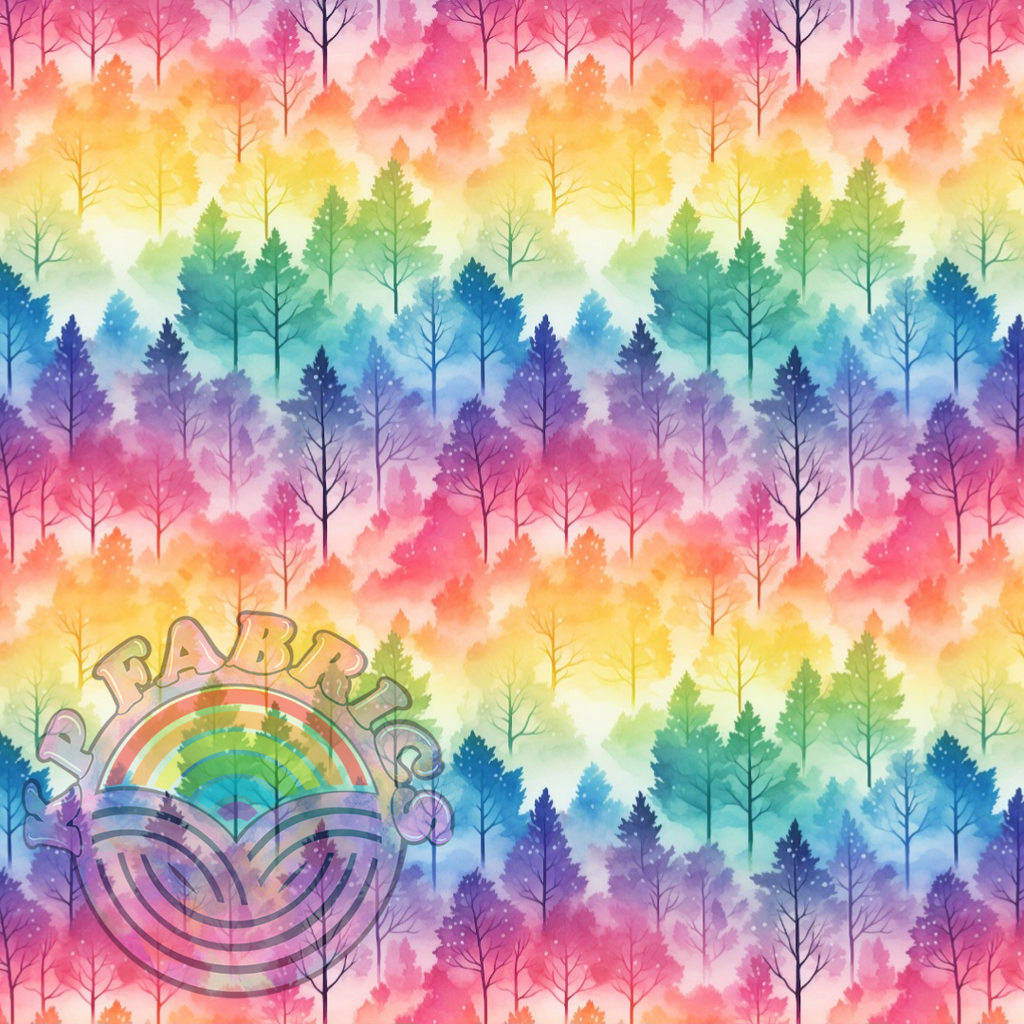 Ombre Rainbow Tree