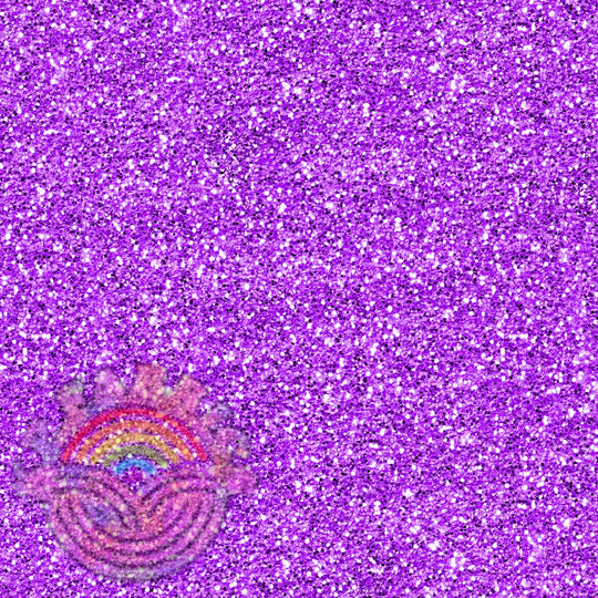 Vivid Violet Glitter