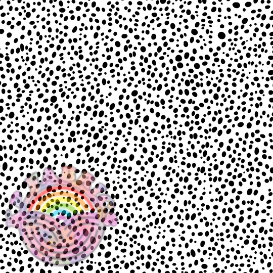 White & Black Dots