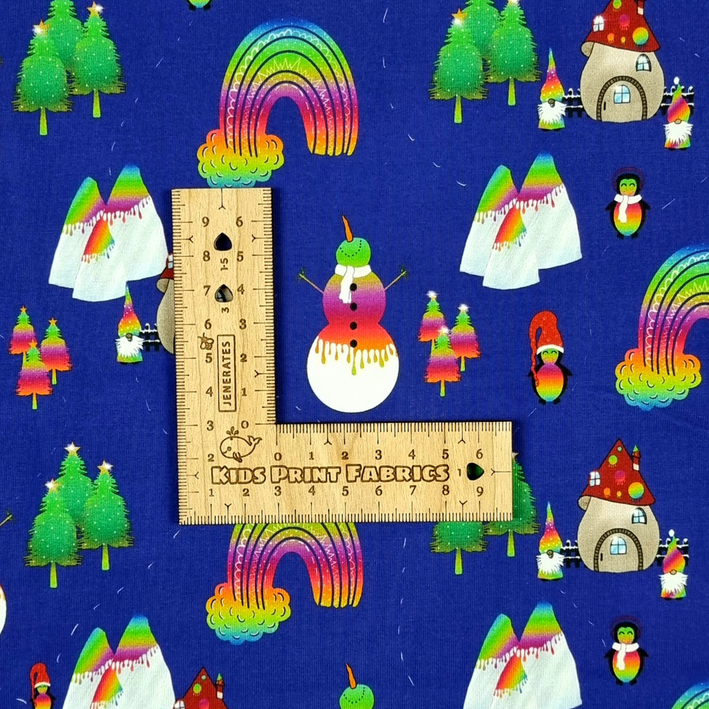 rainbow snow christmas jersey exclusive