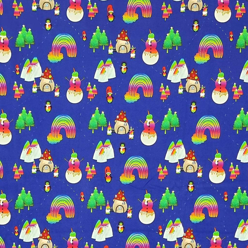 rainbow snow christmas jersey exclusive