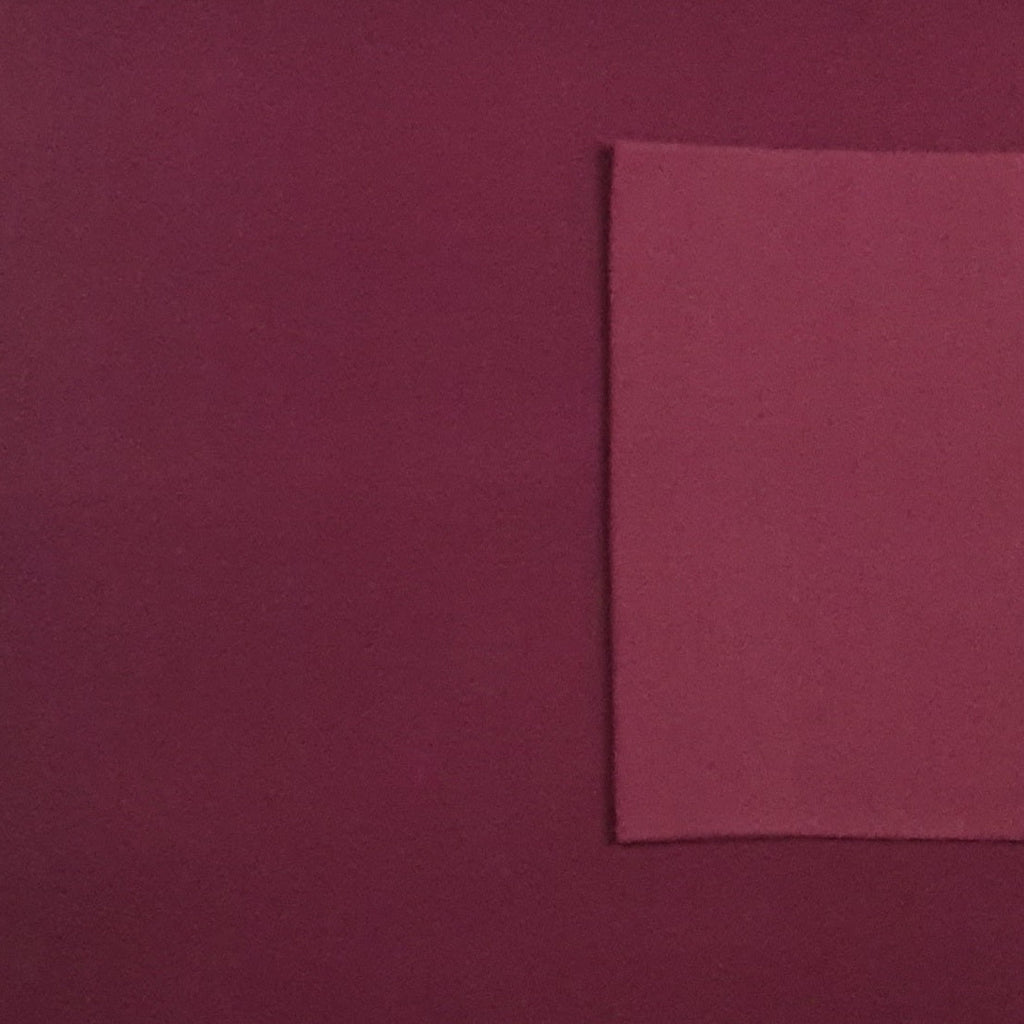 Burgundy cotton jersey fabric with stretch