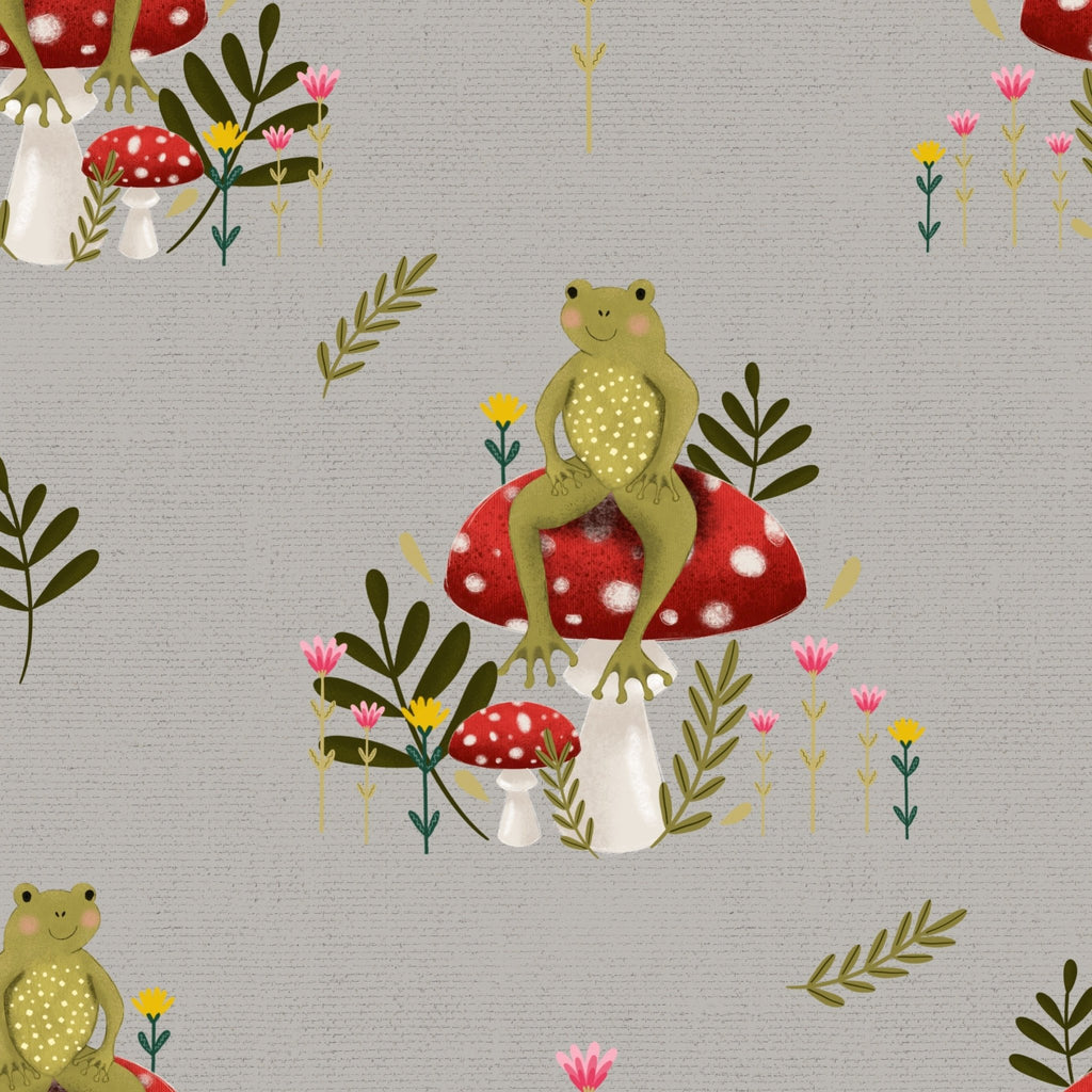 Chilling toad - Kids Print Fabrics