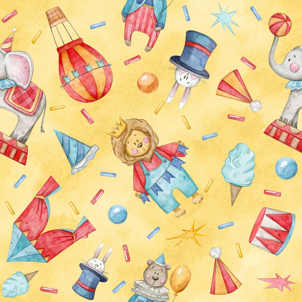 Circus yellow - Kids Print Fabrics