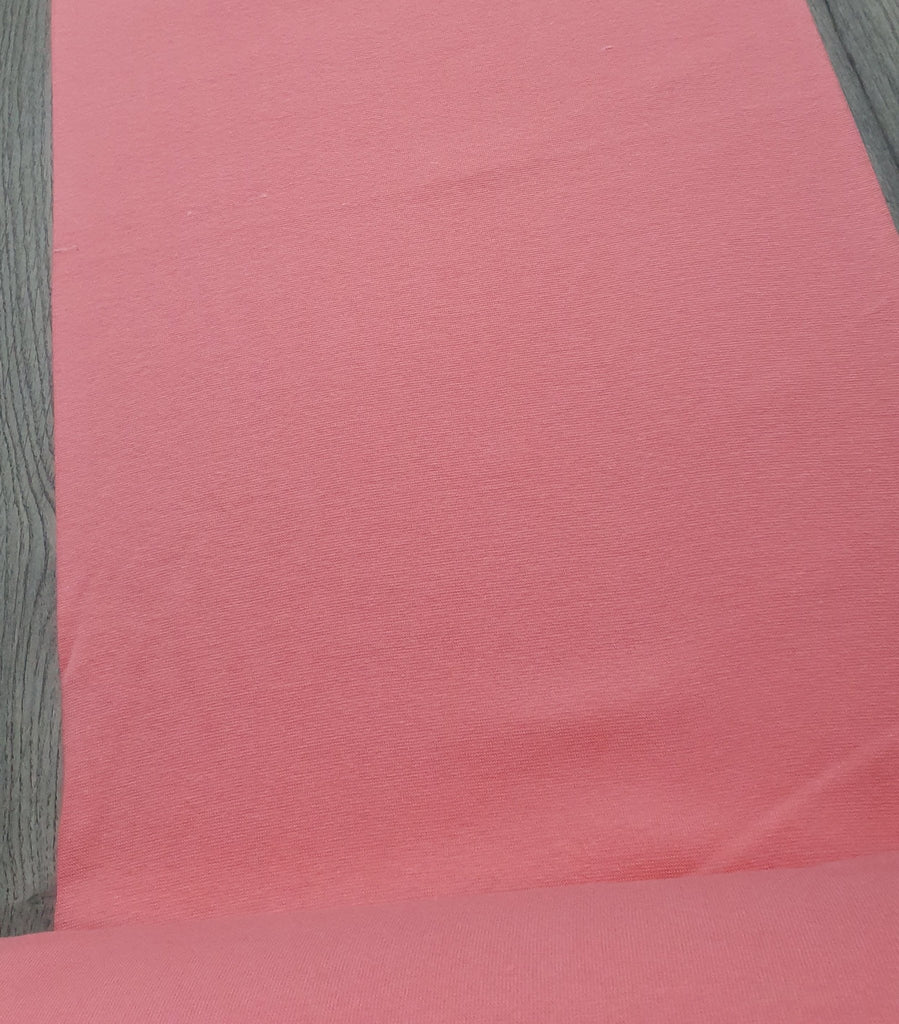 Coral Pink Cuff Rib Fabric for neckband