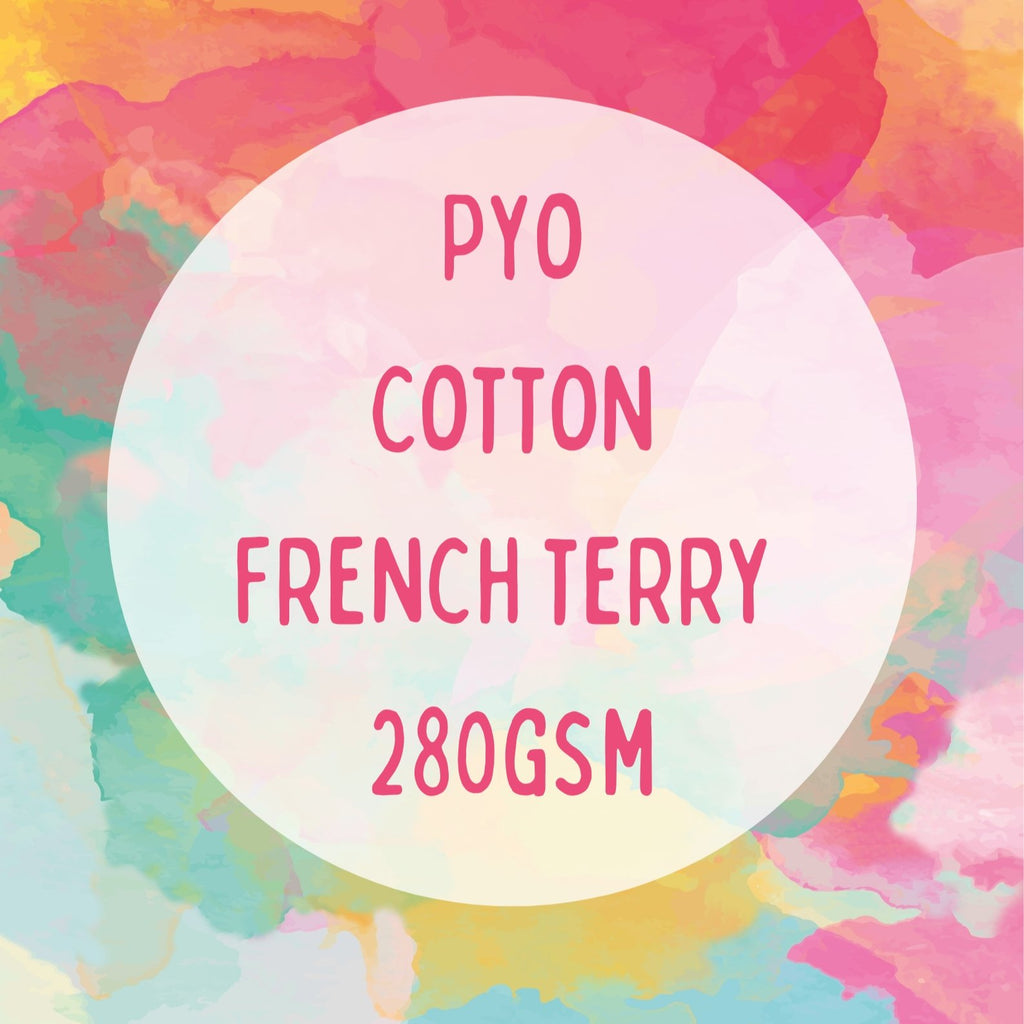 COTTON FRENCH TERRY 280GSM PYO - Kids Print Fabrics