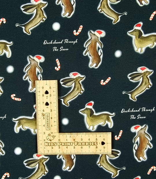 Dachschund Through the Snow