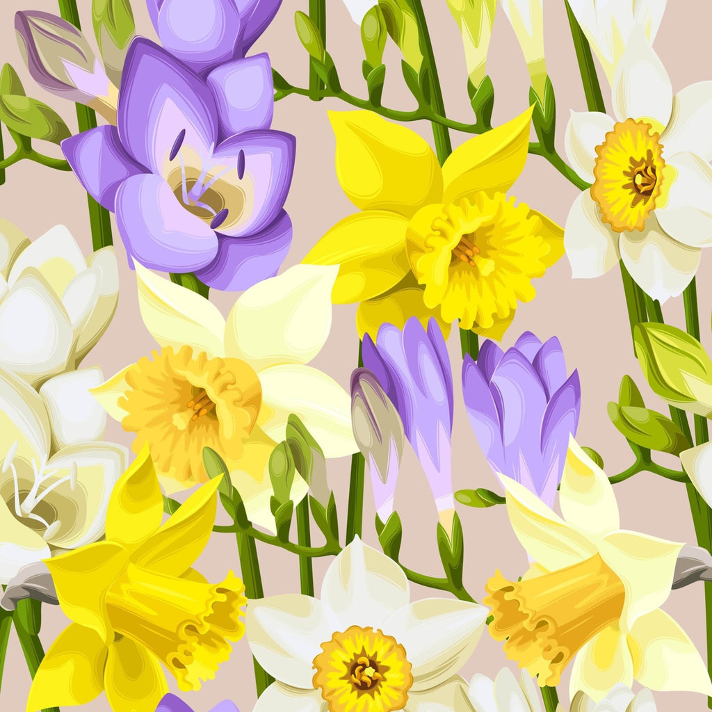 Daffodils - Kids Print Fabrics