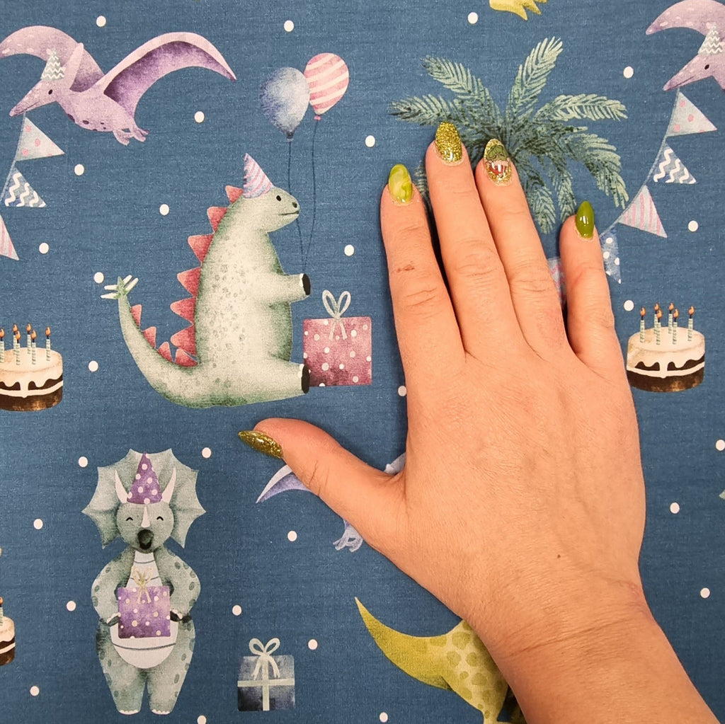 Dinos birthday EXCLUSIVE - Kids Print Fabrics