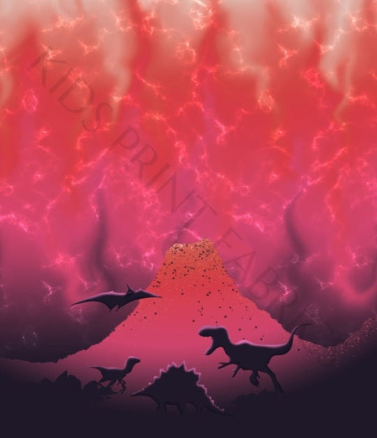 Dinosaurs red panel child