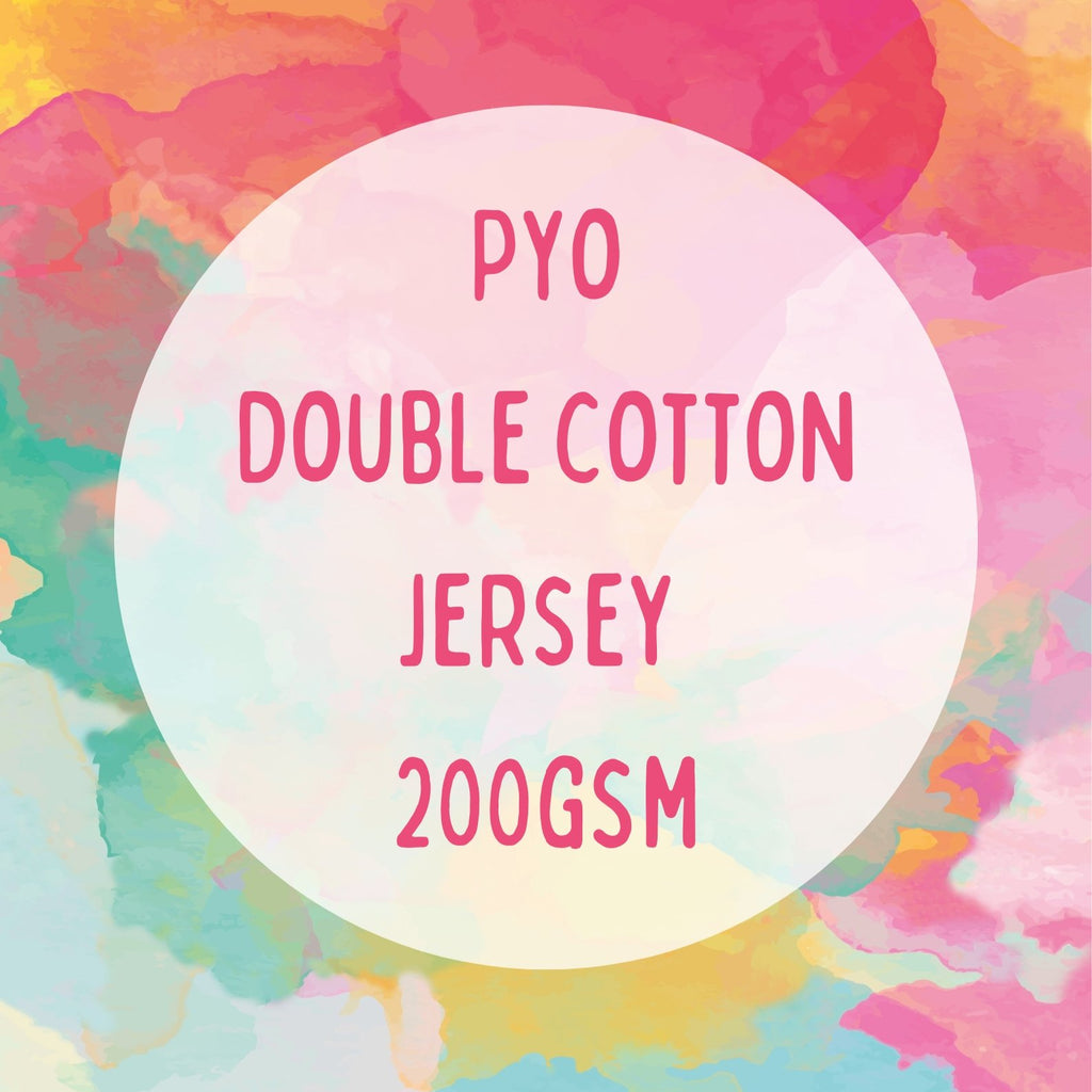 DOUBLE COTTON JERSEY 200GSM PYO - Kids Print Fabrics