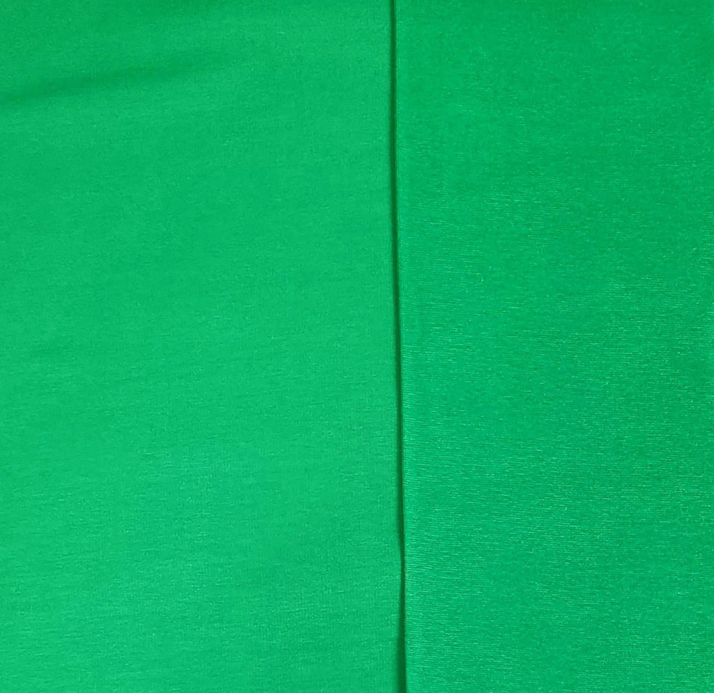 cuff rib neckband fabric emerald green