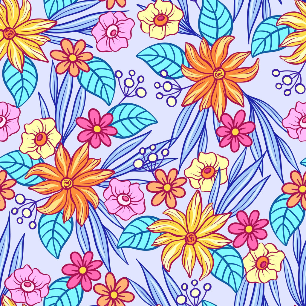 Flower mix - Kids Print Fabrics
