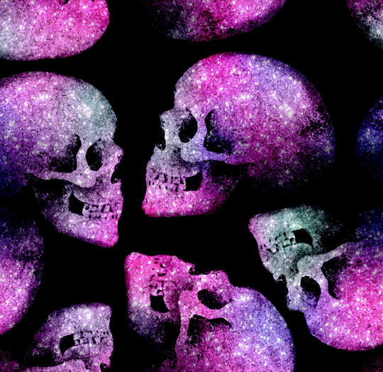 Glitter skull