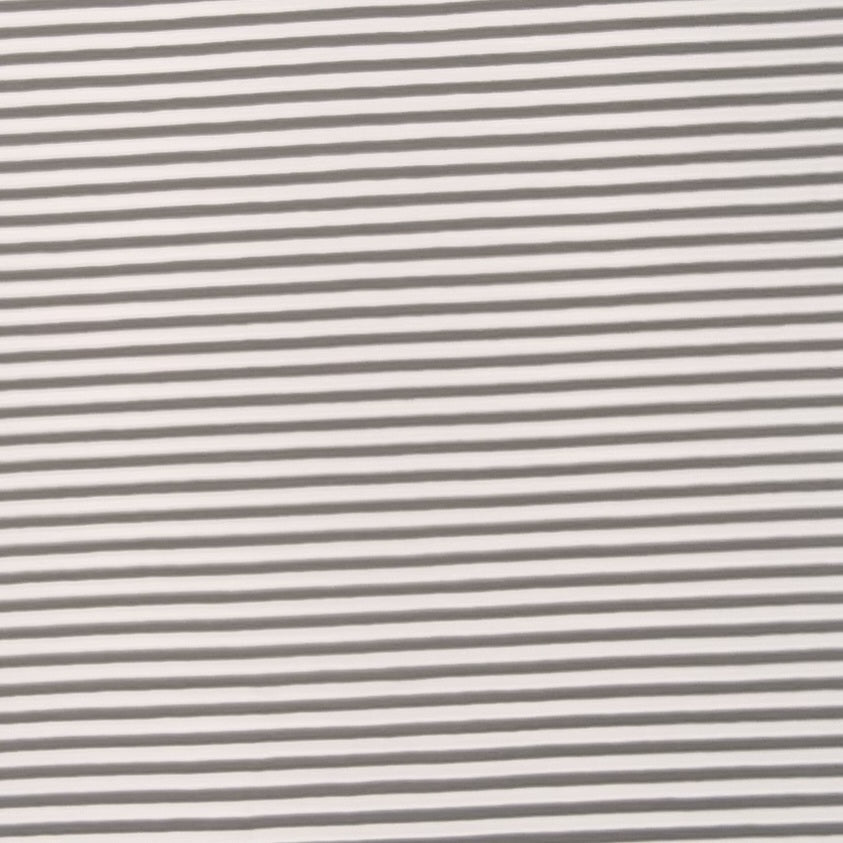 Grey stripe Jersey - Kids Print Fabrics