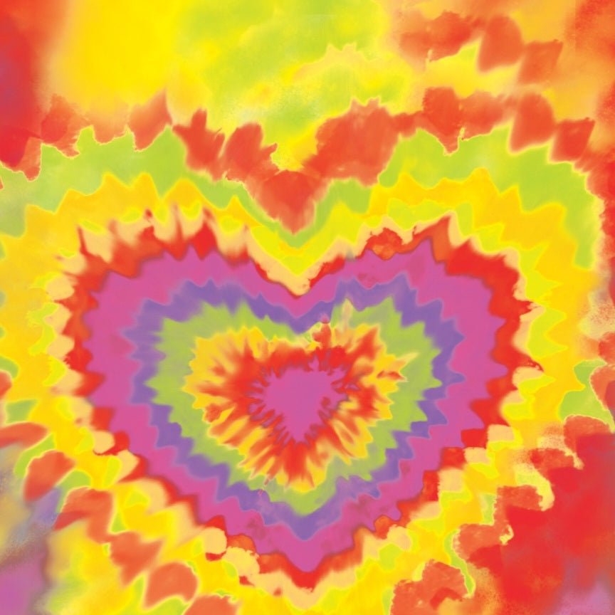 Heart tie dye - Kids Print Fabrics