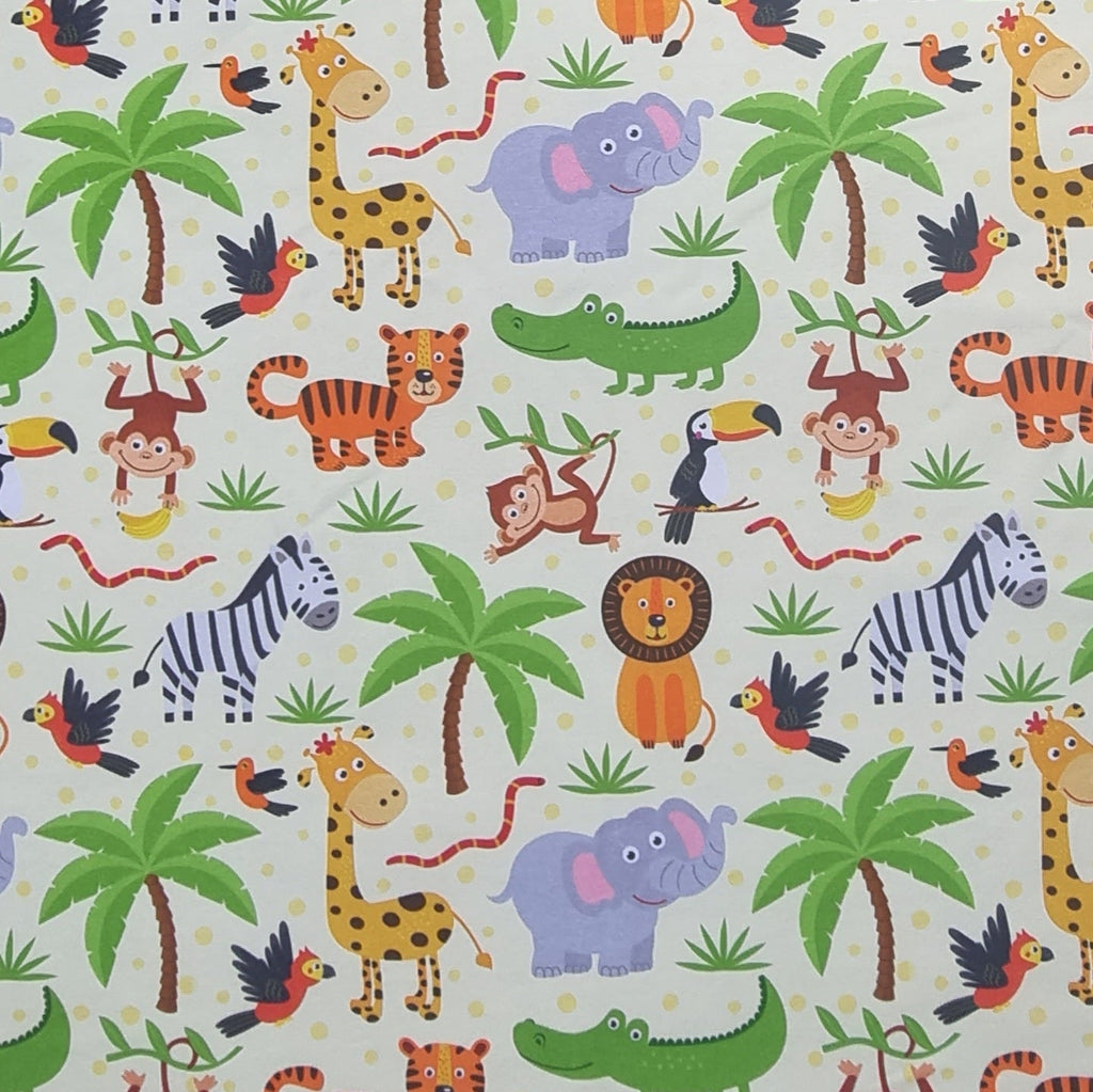 In the Jungle Jersey - Kids Print Fabrics