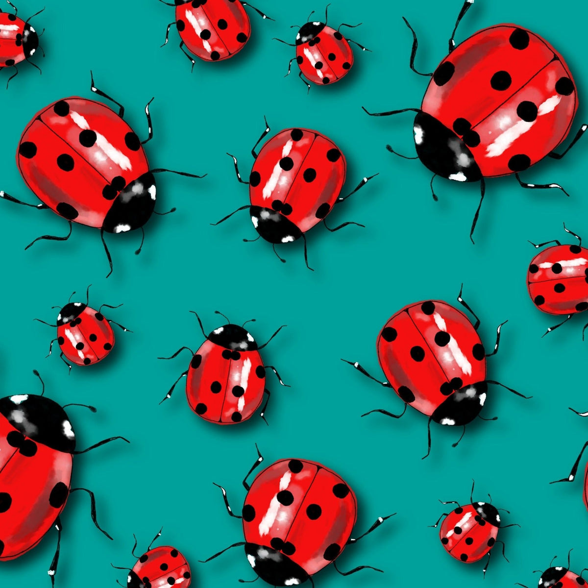 Ladybirds Pre Order Fabrics KP Fabrics Ladybirds pre order fabrics kp fabrics