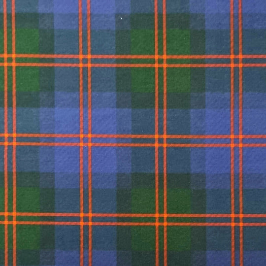 Navy tartan