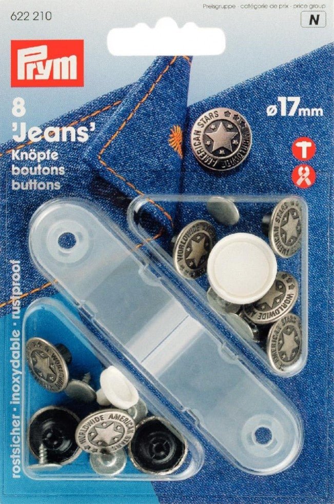 prym jeans no sew buttons