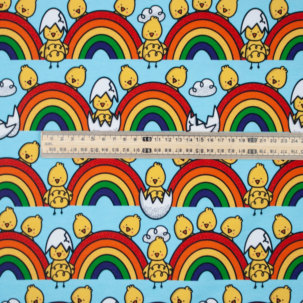 Rainbow chick Easter - Kids Print Fabrics