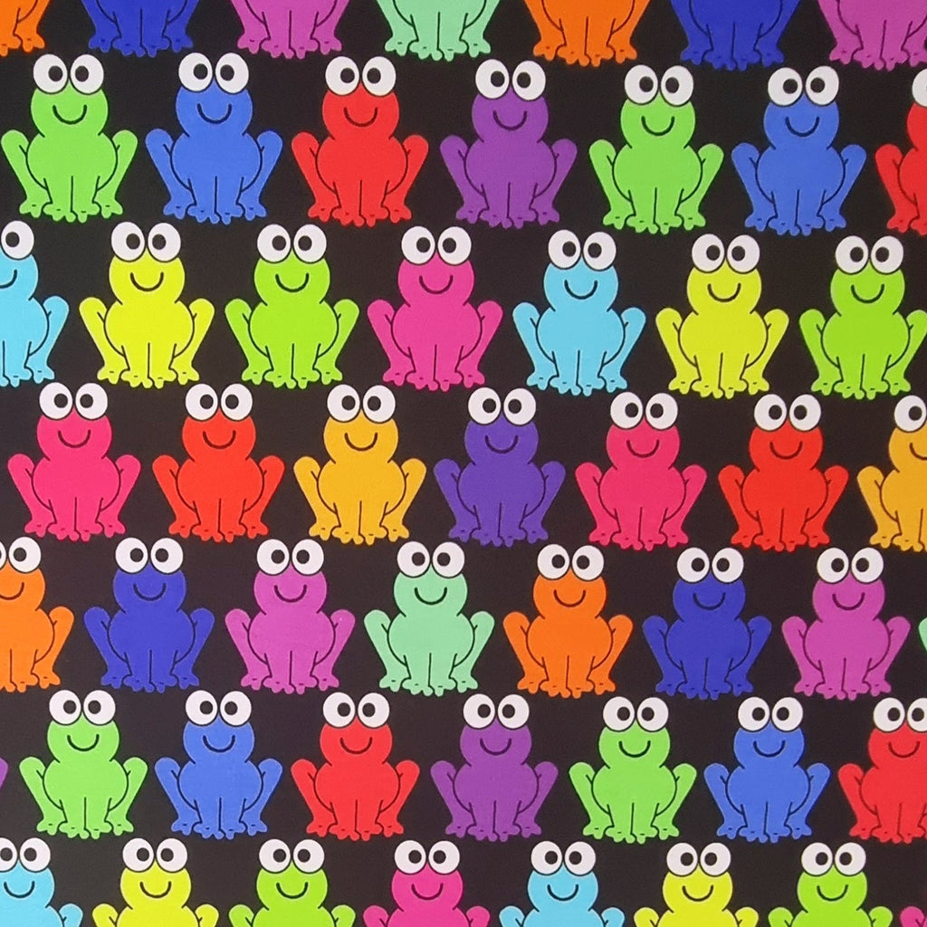 Rainbow Frogs - Kids Print Fabrics