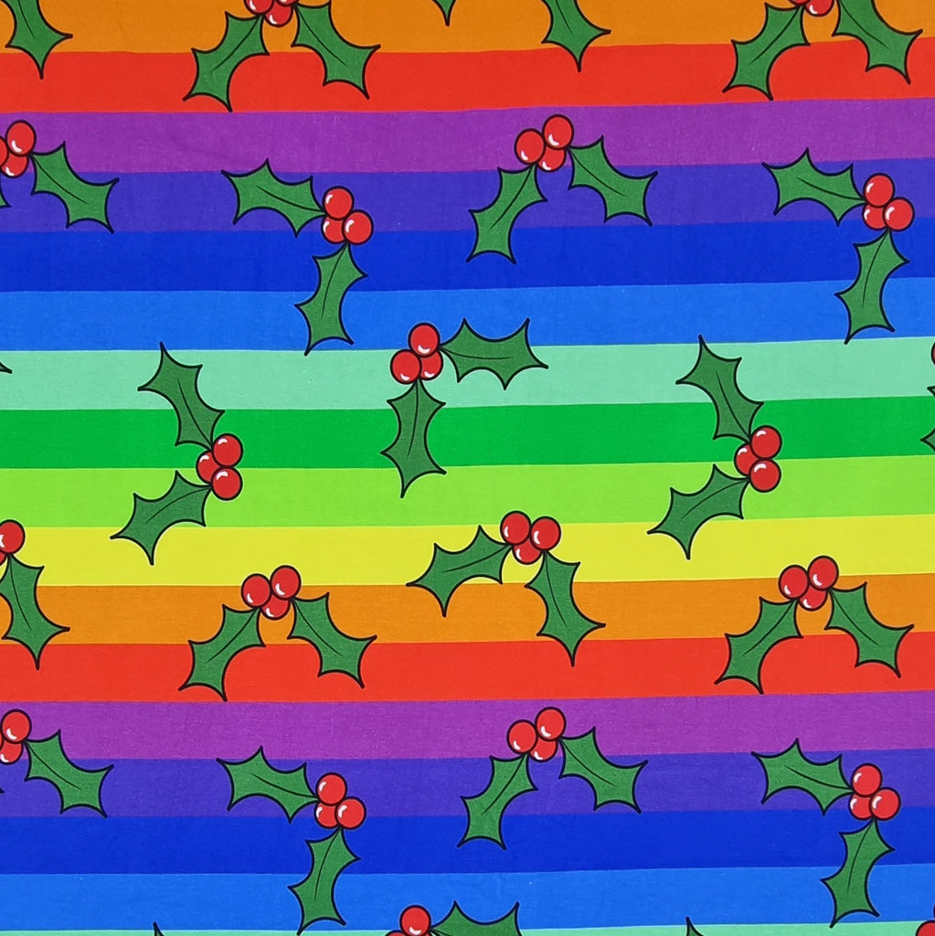 Rainbow holly - Kids Print Fabrics
