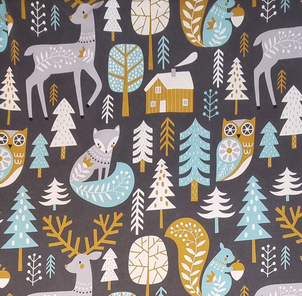 Retro forest - Kids Print Fabrics