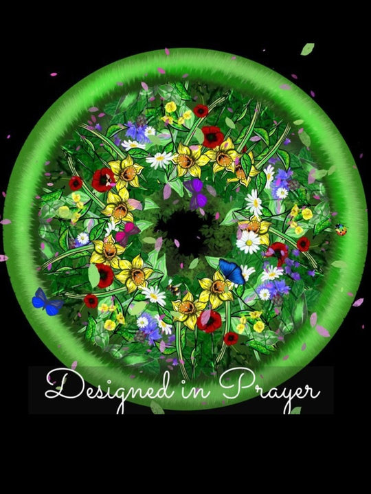 Spring Flowers Circle Skirt - Child