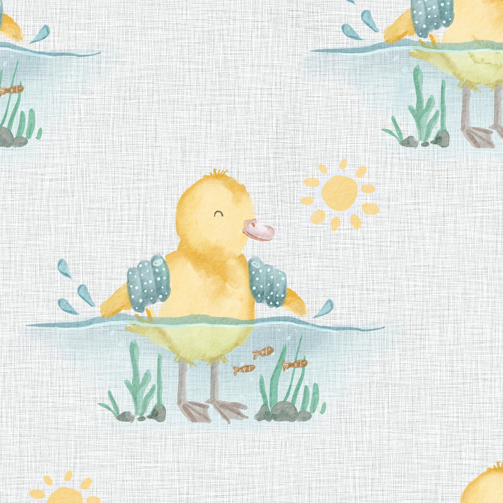 Swimming Duck - Kids Print Fabrics
