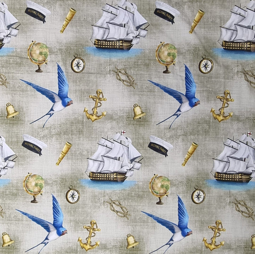 Vintage navy EXCLUSIVE - Kids Print Fabrics